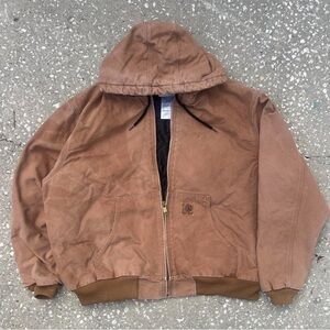 Brown Hooded Men's Jacket